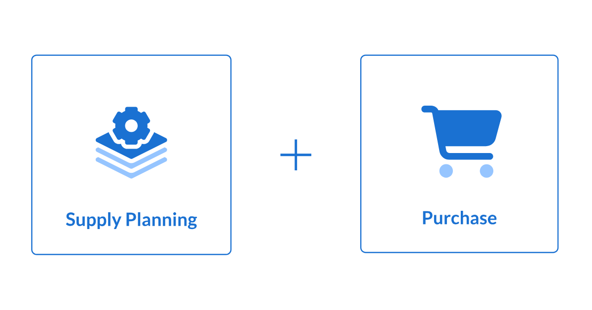 Logo Versorgungsplanung + Logo Einkauf